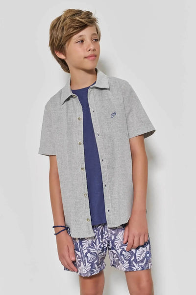 Bermuda Boxer em Nylon Ergonomic com Elastano 88280 Johnny Fox Teen Menino