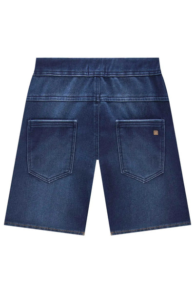 Bermuda Teen Menino em Malha Jeans Street com Elastano 82321 Johnny Fox