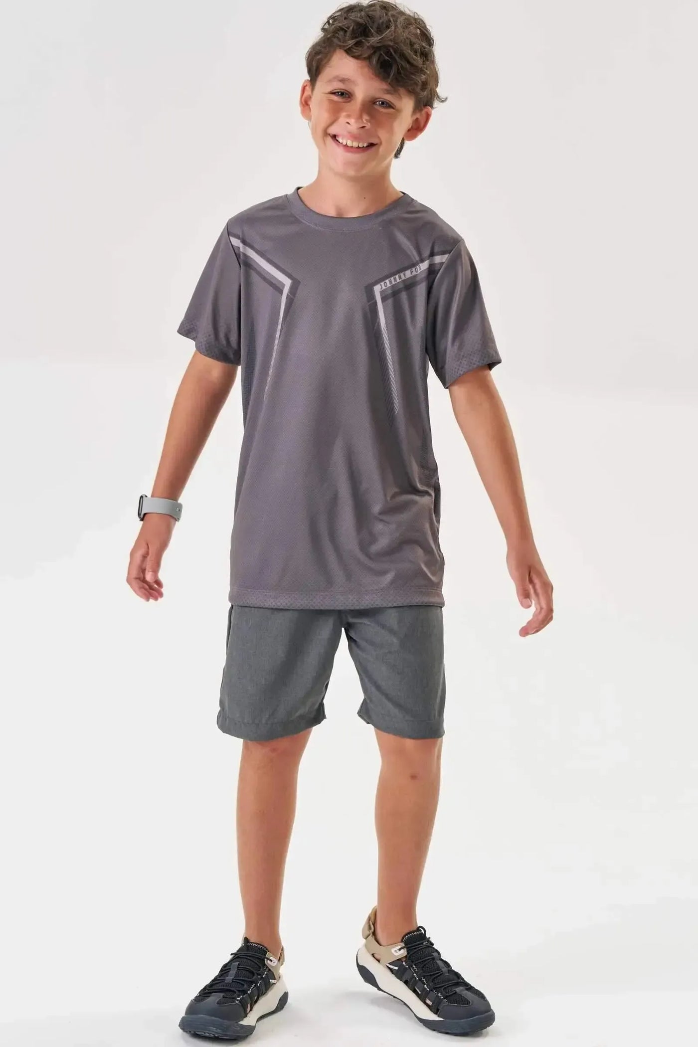 Bermuda em Nylon Neo Blend com Elastano 87064 Johnny Fox Teen Menino