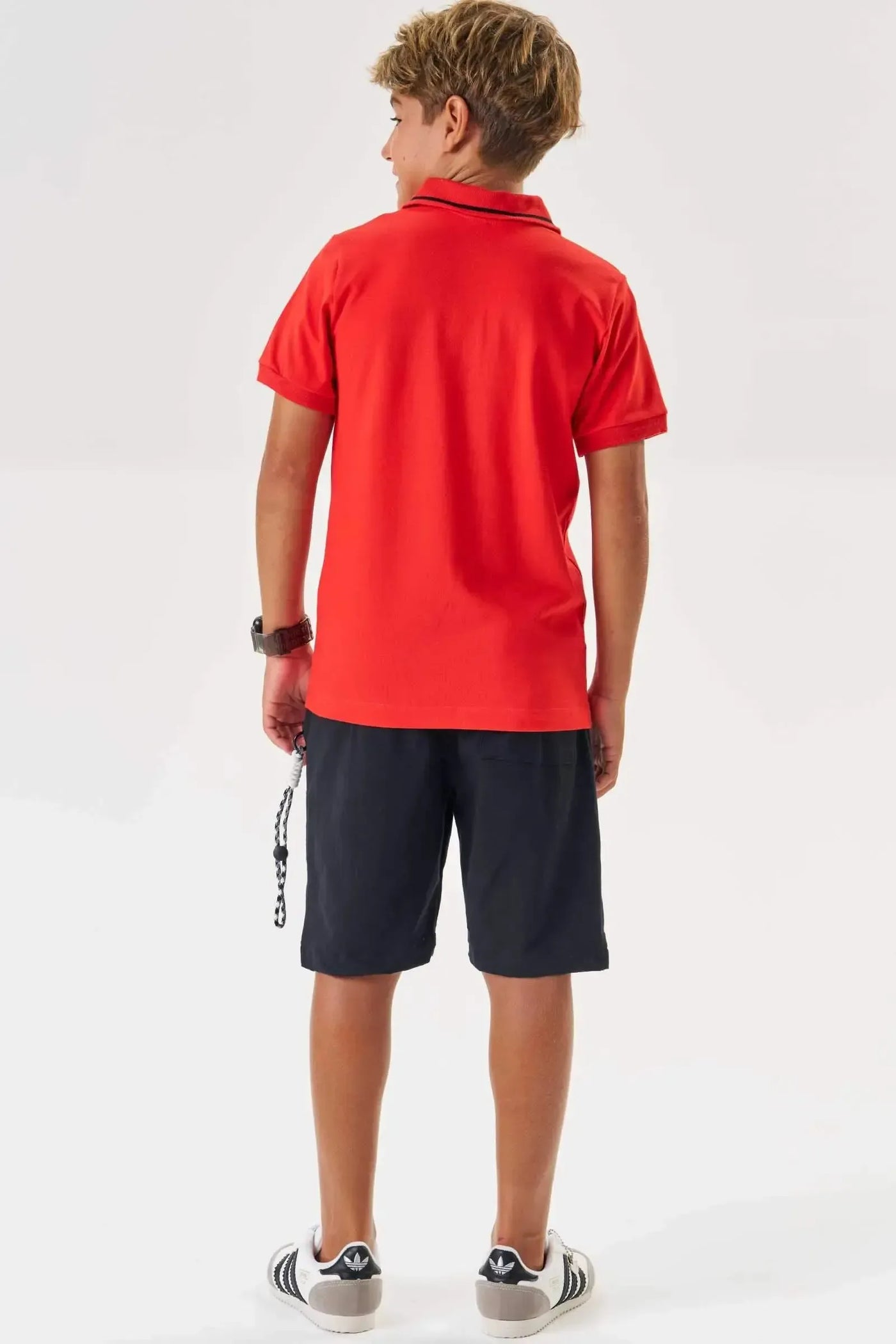 Bermuda em Sarja Girassol com Elastano 87050 Johnny Fox Teen Menino