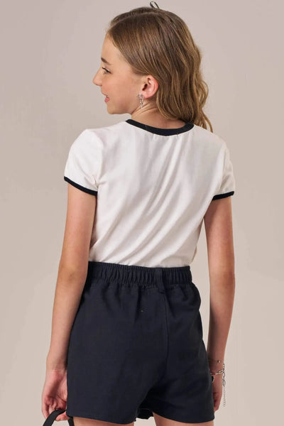 Blusa Boxy em Cotton 87169 Lilimoon Teen Menina