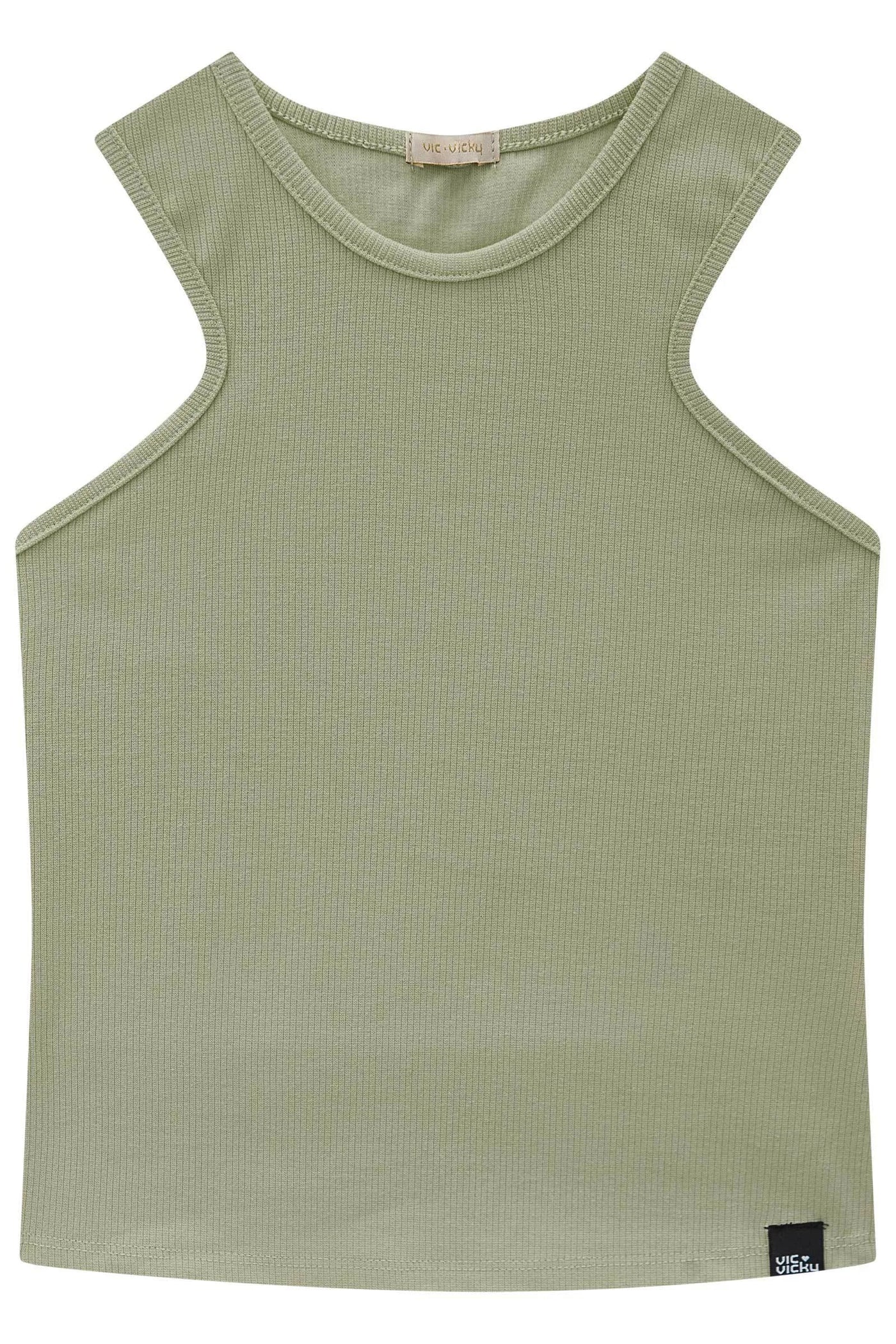 Blusa Regata em Canelado Liz 87123 Vic&Vicky Teen Menina