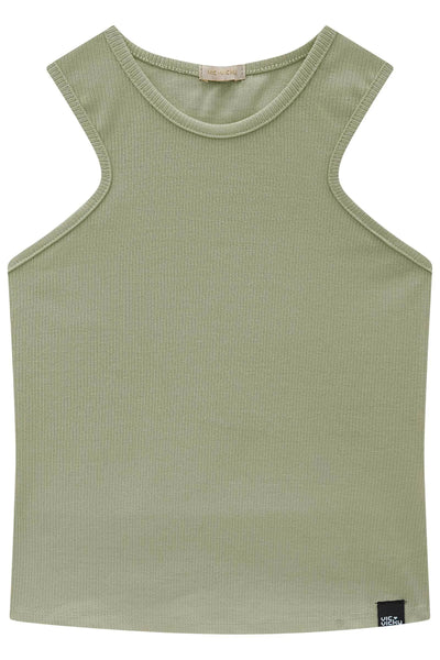 Blusa Regata em Canelado Liz 87123 Vic&Vicky Teen Menina