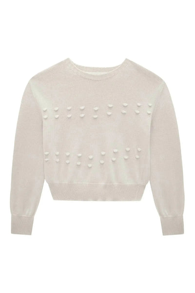 Blusão Boxy em Tricot 100% Algodão com Gola em Tricoline Removível 78464 Vic&Vicky Teen Menina