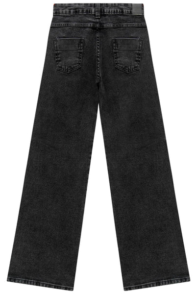 Calça Wide Leg em Jeans com Elastano 87510 Vic&Vicky Teen Menina