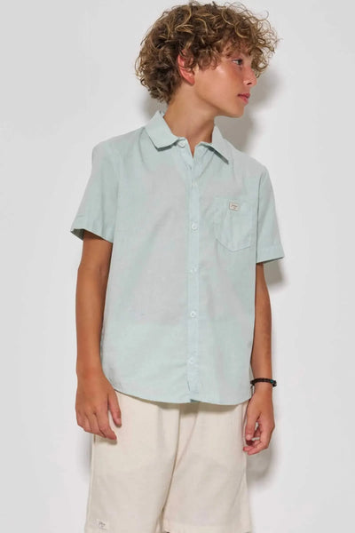 Camisa em Linho Deluxe 86845 Johnny Fox Teen Menino