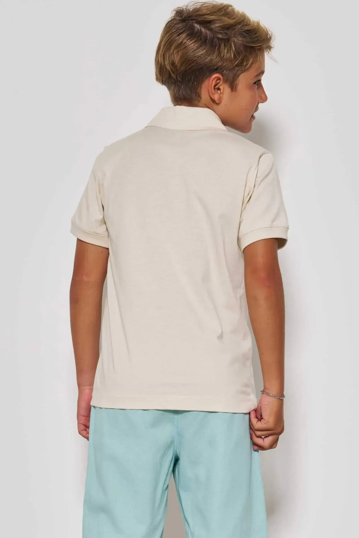 Camisa Polo em Meia Malha 86843 Johnny Fox Teen Menino