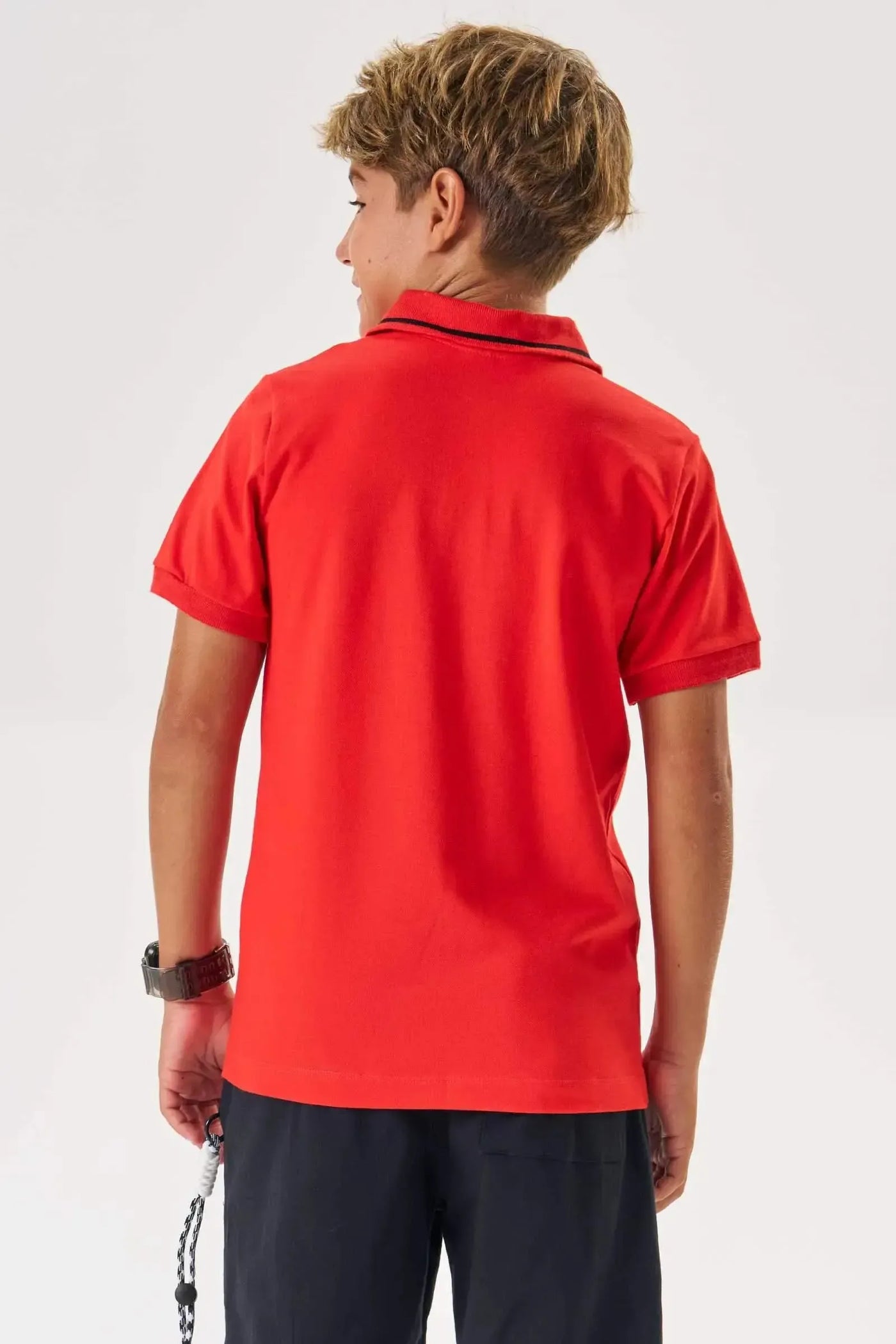 Camisa Polo em Piquet com Elastano 86875 Johnny Fox Teen Menino