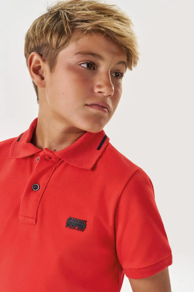 Camisa Polo em Piquet com Elastano 86875 Johnny Fox Teen Menino