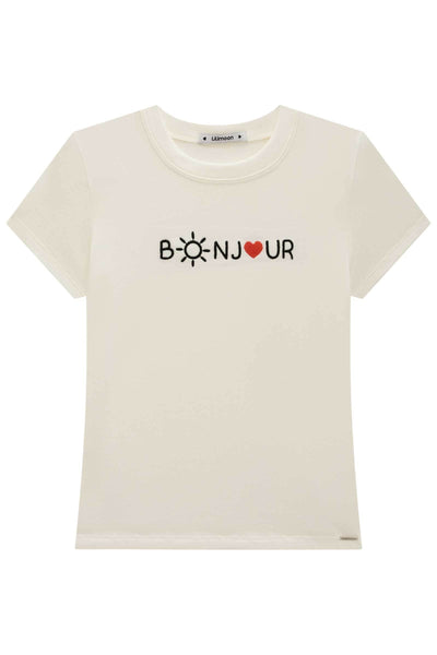 Camiseta Baby Look em Cotton 77243 Lilimoon