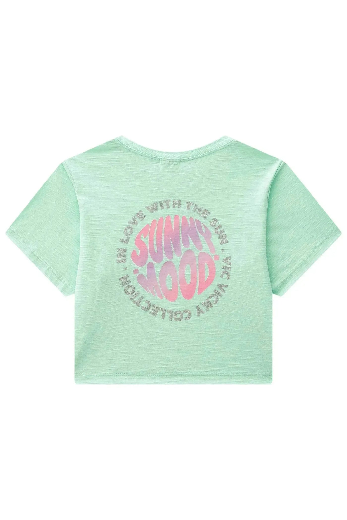 Camiseta Boxy Over em Malha Flamê 86892 Vic&Vicky Teen Menina