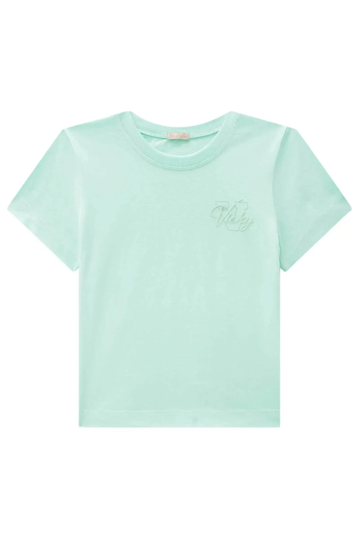 Camiseta Comfy em Meia Malha 86895 Vic&Vicky Teen Menina