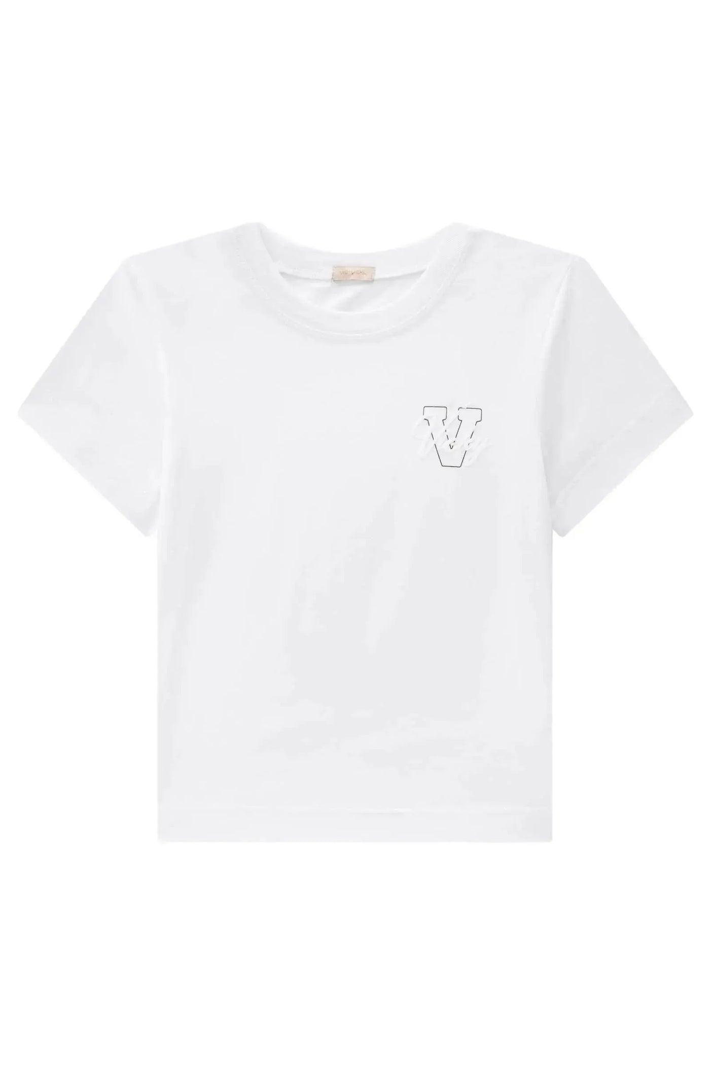 Camiseta Comfy em Meia Malha 86895 Vic&Vicky Teen Menina
