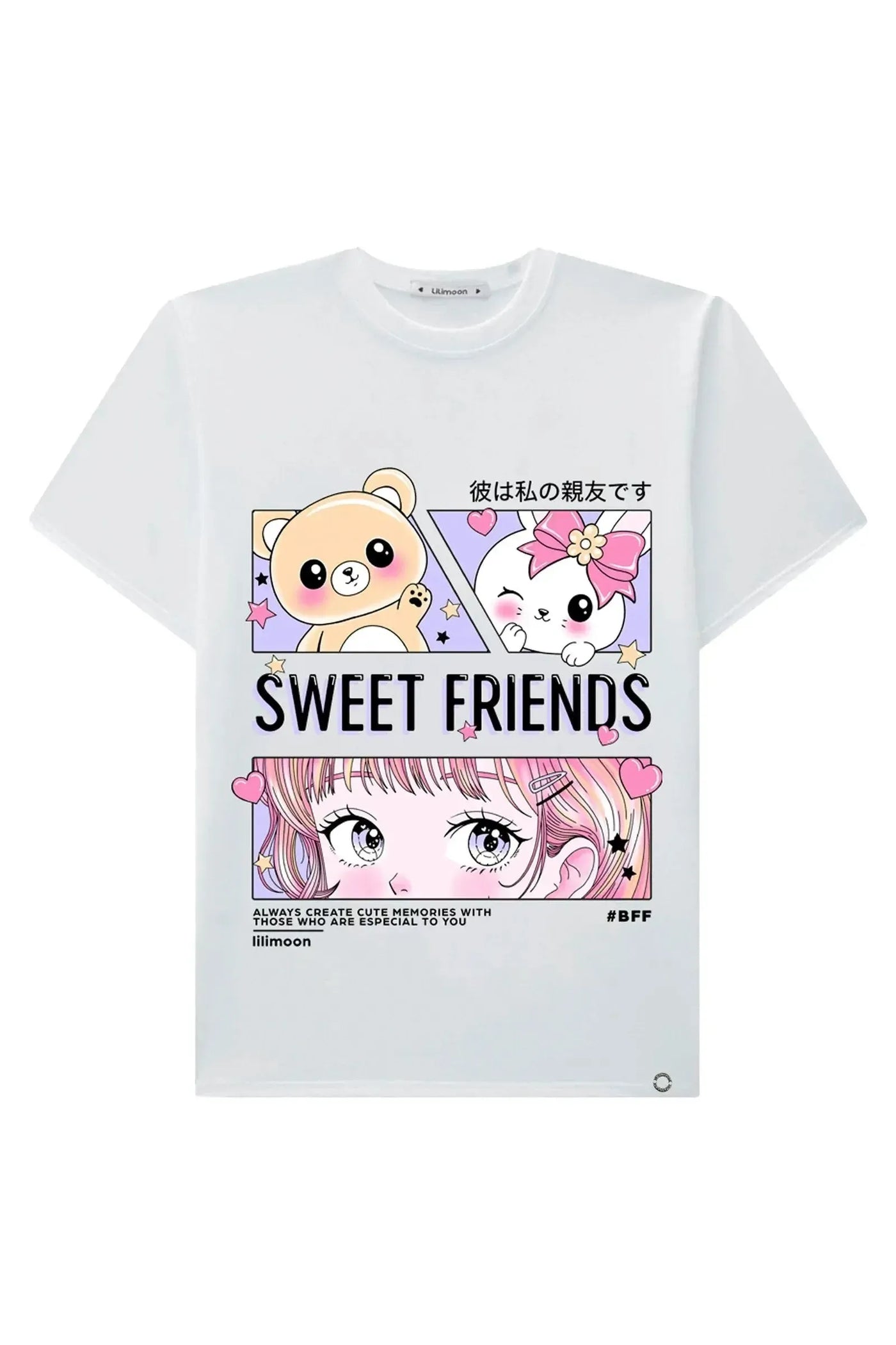 Camiseta Comfy em Meia Malha 90556 Lilimoon Teen Menina