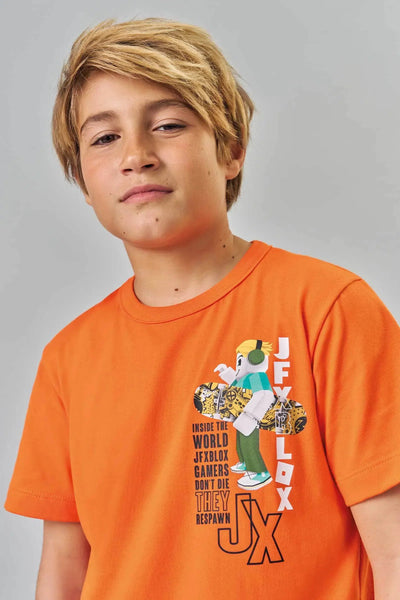 Camiseta Teen Menino em Meia Malha 82161 Johnny Fox