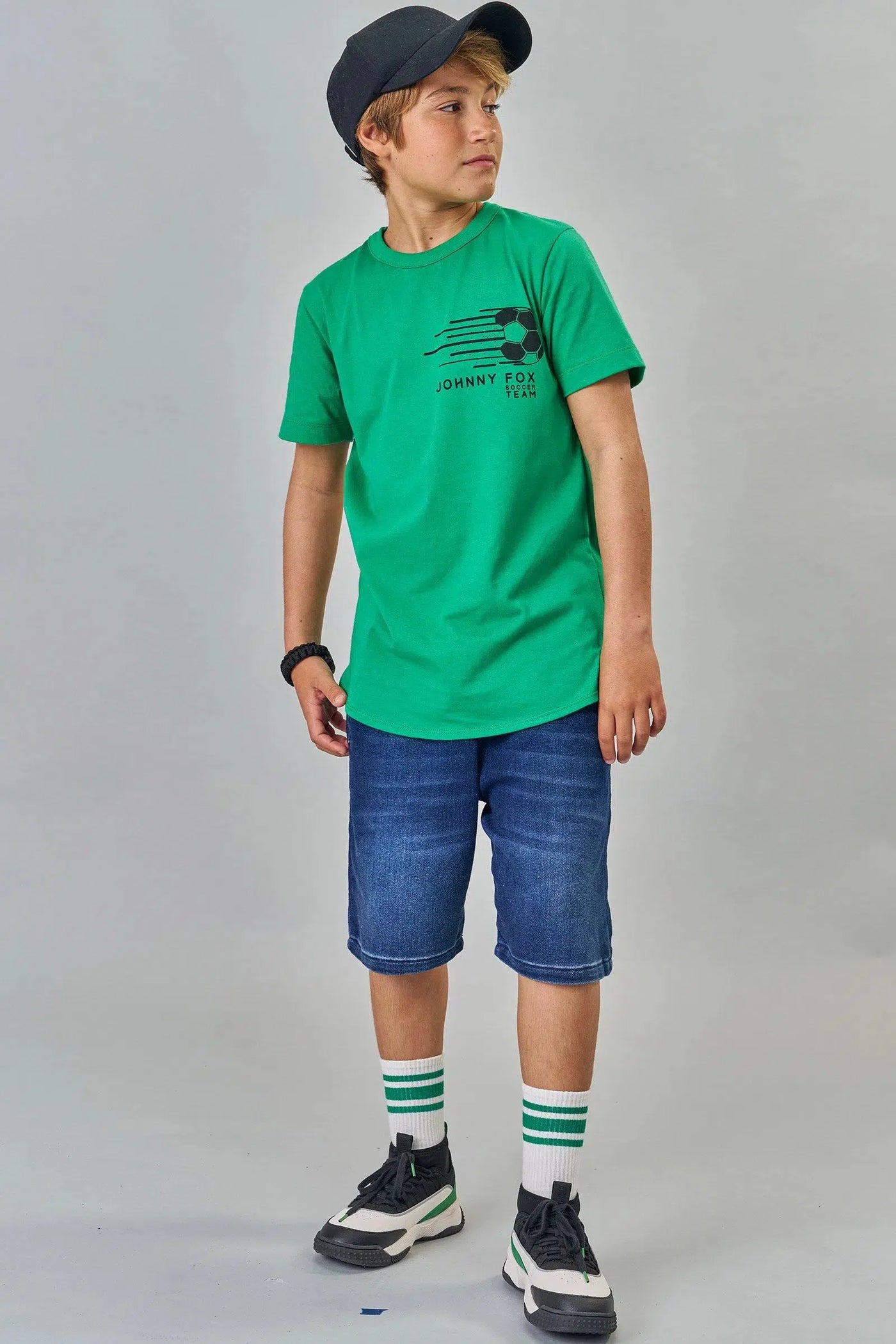 Camiseta Teen Menino em Meia Malha 82162 Johnny Fox