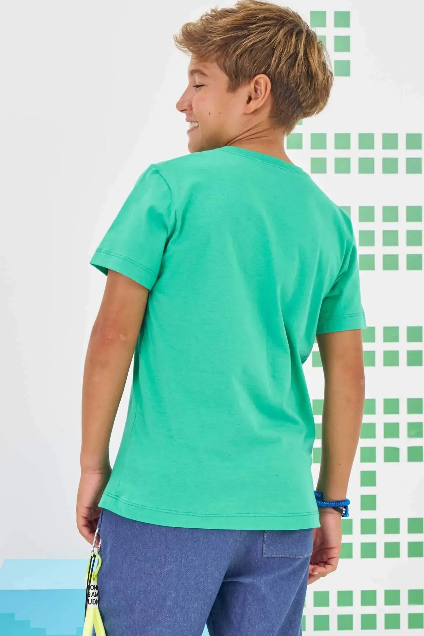 Camiseta em Meia Malha 86318 Johnny Fox Teen Menino