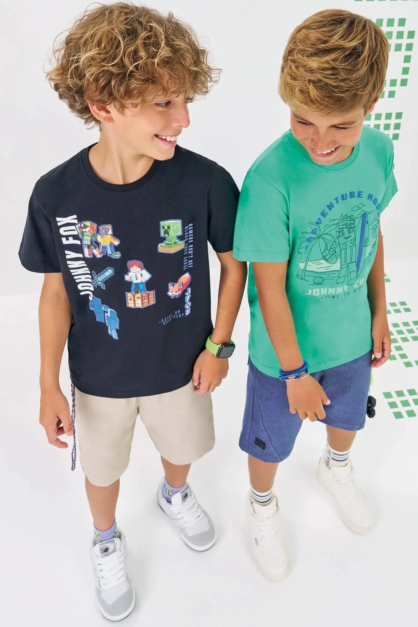 Camiseta em Meia Malha 86318 Johnny Fox Teen Menino