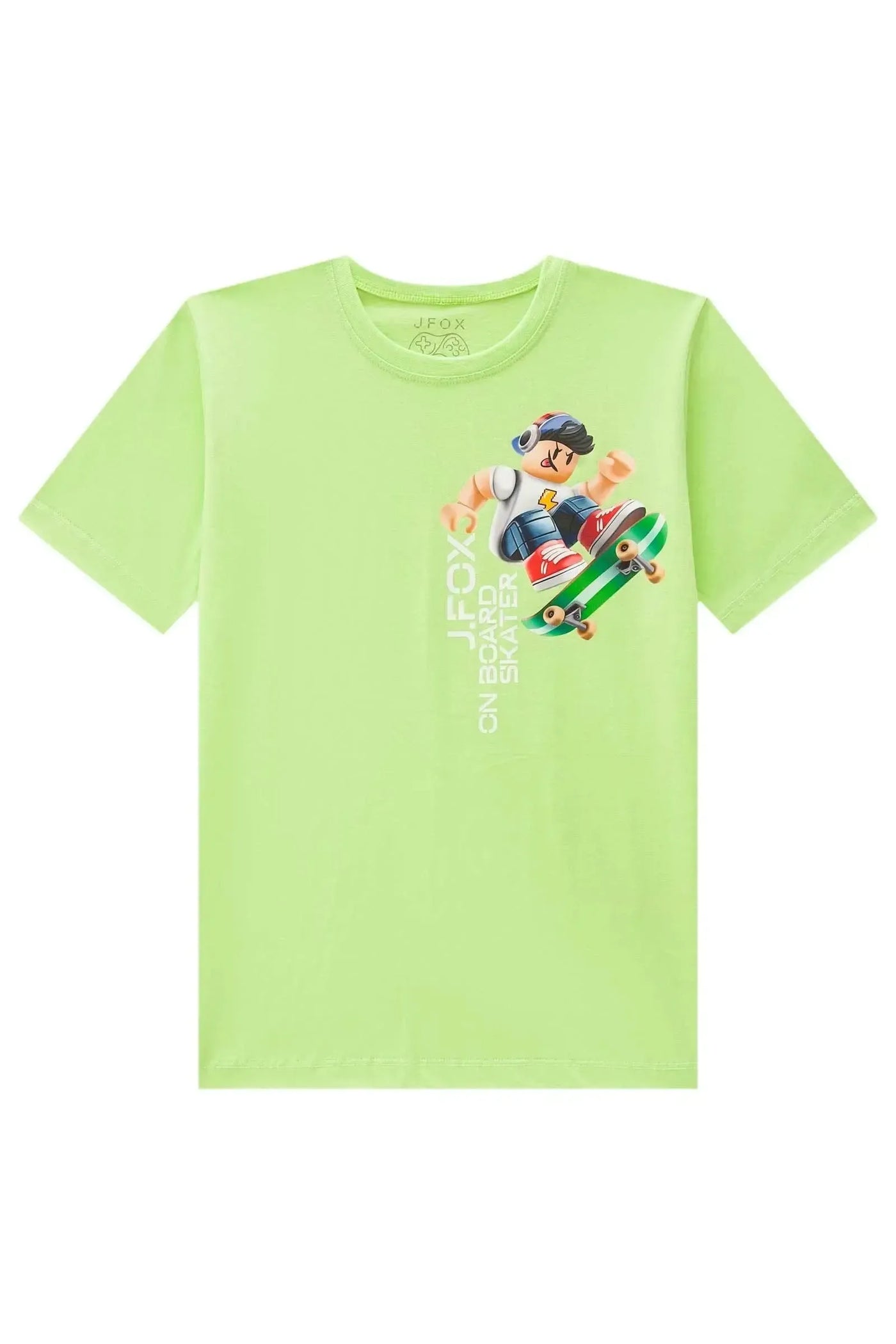 Camiseta em Meia Malha 86319 Johnny Fox Teen Menino