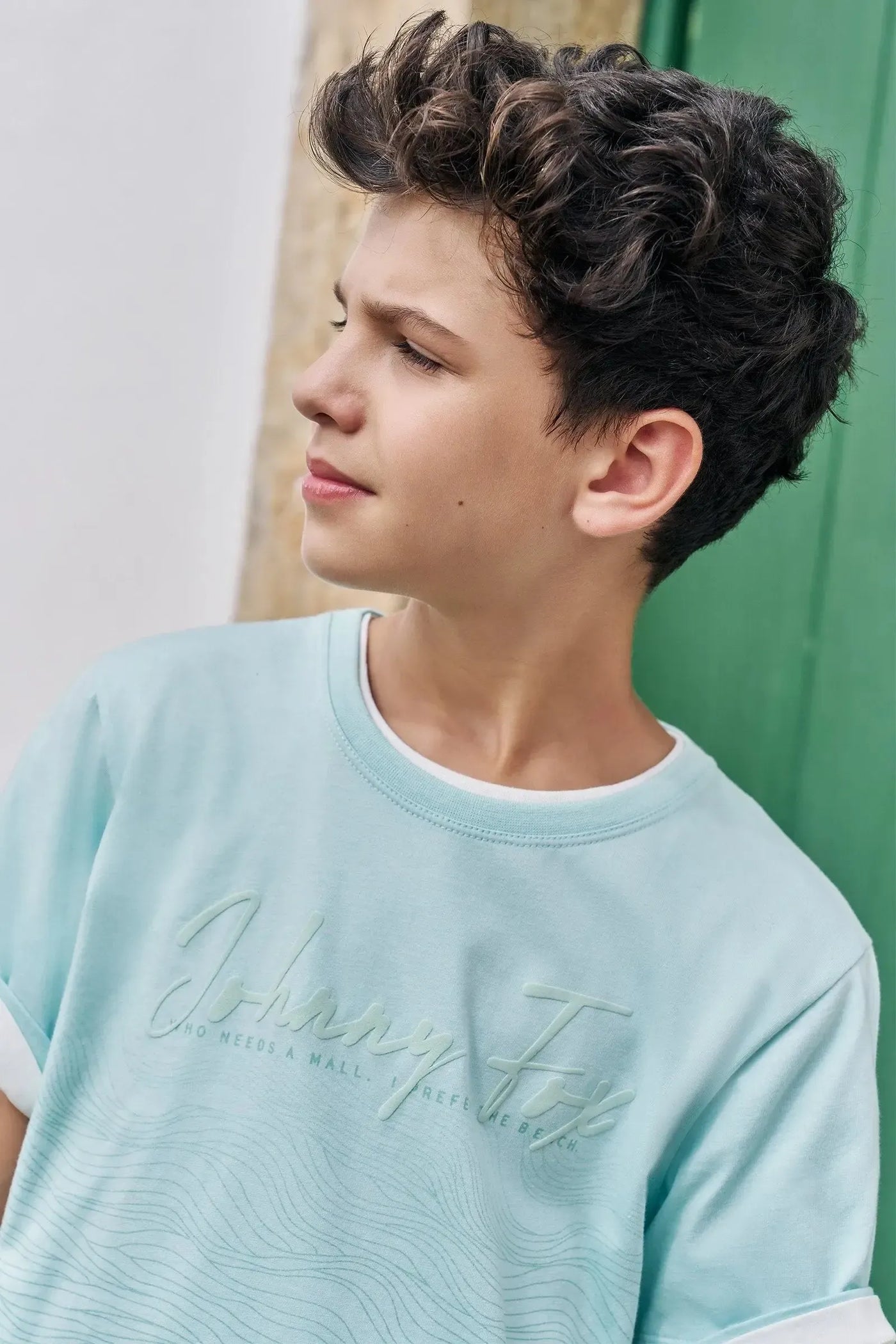 Camiseta em Meia Malha 86831 Johnny Fox Teen Menino