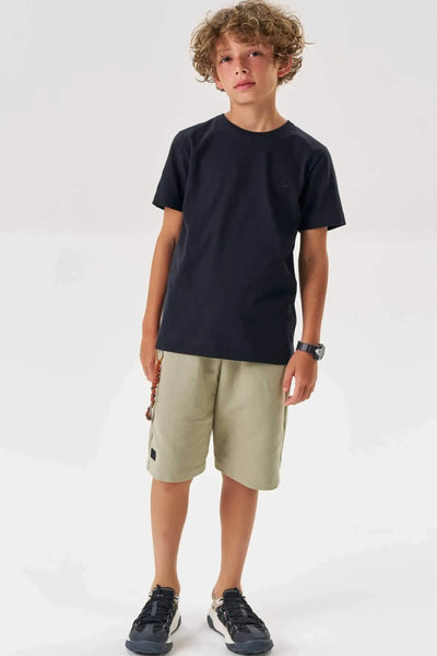 Camiseta em Meia Malha 86836 Johnny Fox Teen Menino