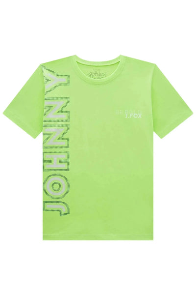 Camiseta em Meia Malha 86865 Johnny Fox Teen Menino