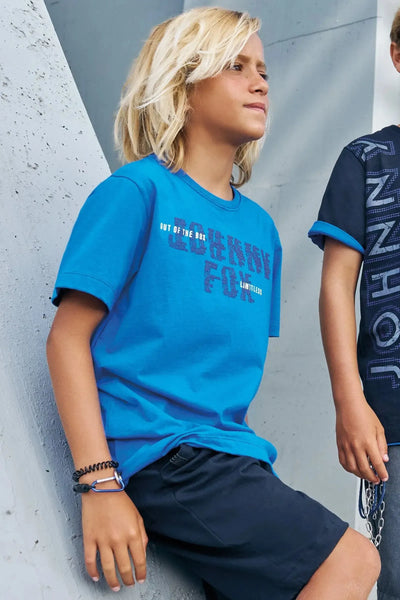 Camiseta em Meia Malha 87002 Johnny Fox Teen Menino