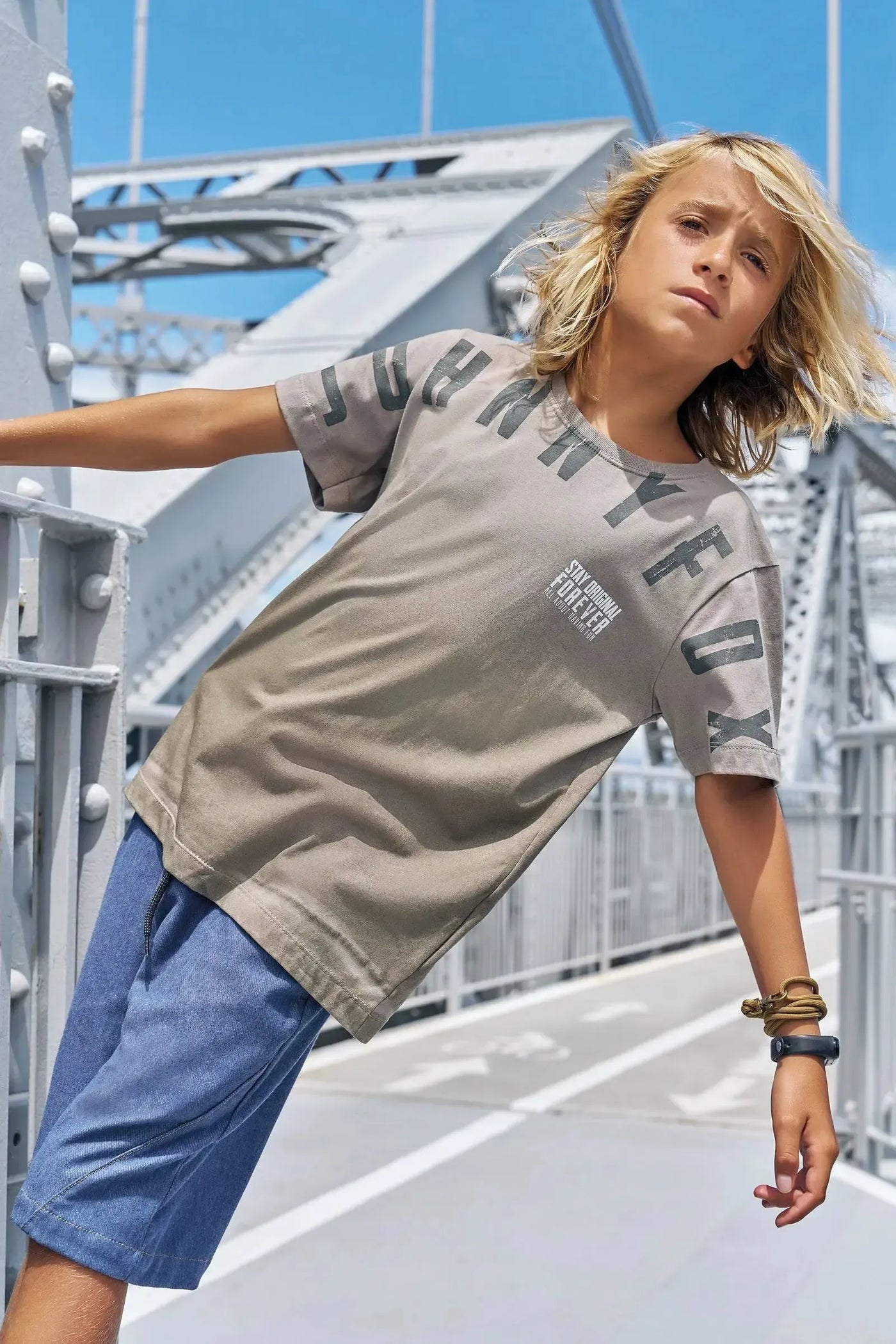 Camiseta em Meia Malha 87620 Johnny Fox Teen Menino