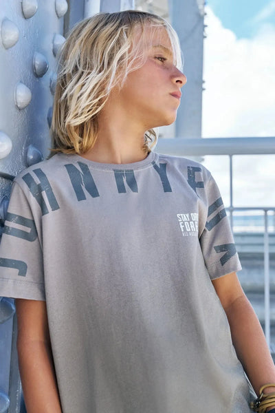 Camiseta em Meia Malha 87620 Johnny Fox Teen Menino