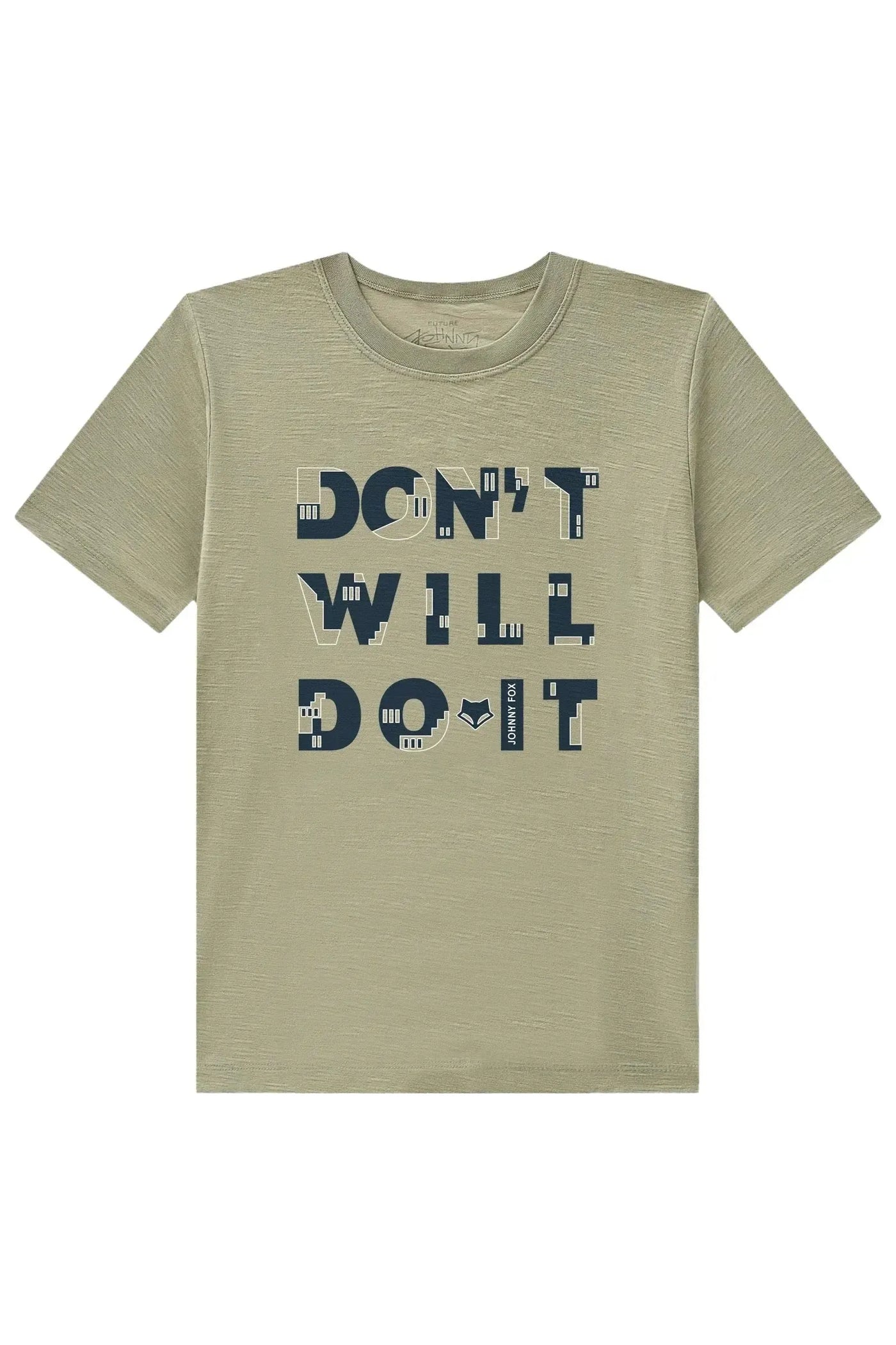 Camiseta em Meia Malha 94101 Johnny Fox Teen Menino