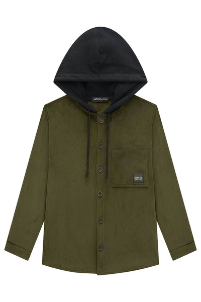 Casaco em Fleece Cotelê com Elastano 80043 Johnny Fox Teen Menino