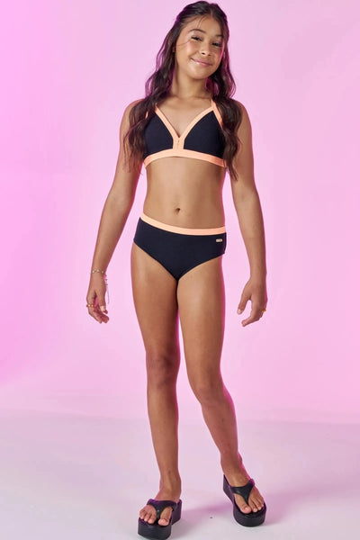 Conjunto de Biquini em Malha Jacquard Catarina UV 50+ 87968 Vic&Vicky Teen Menina