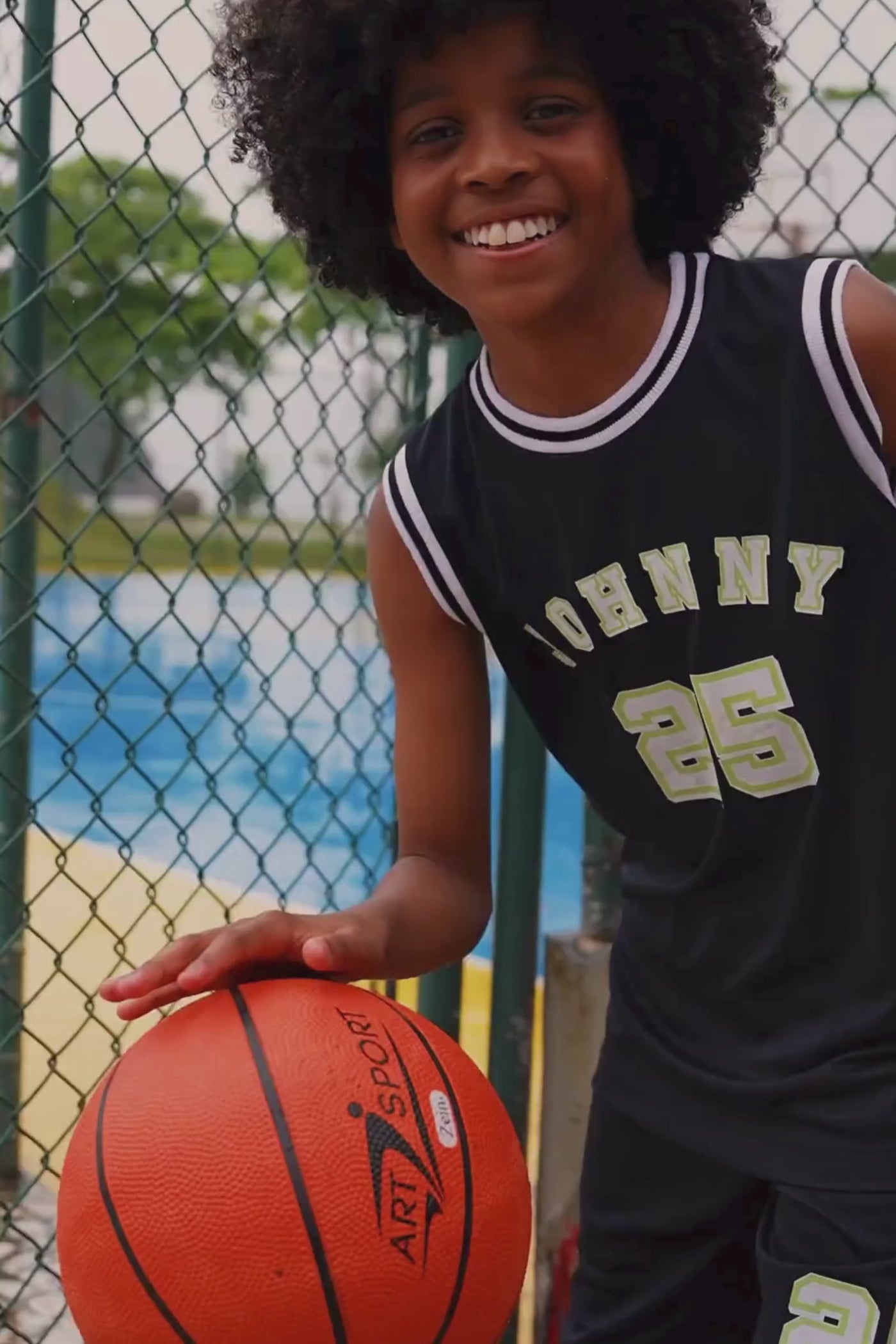 Conjunto de Regata e Bermuda em Malha Dry Sports 85689 Johnny Fox Teen Menino