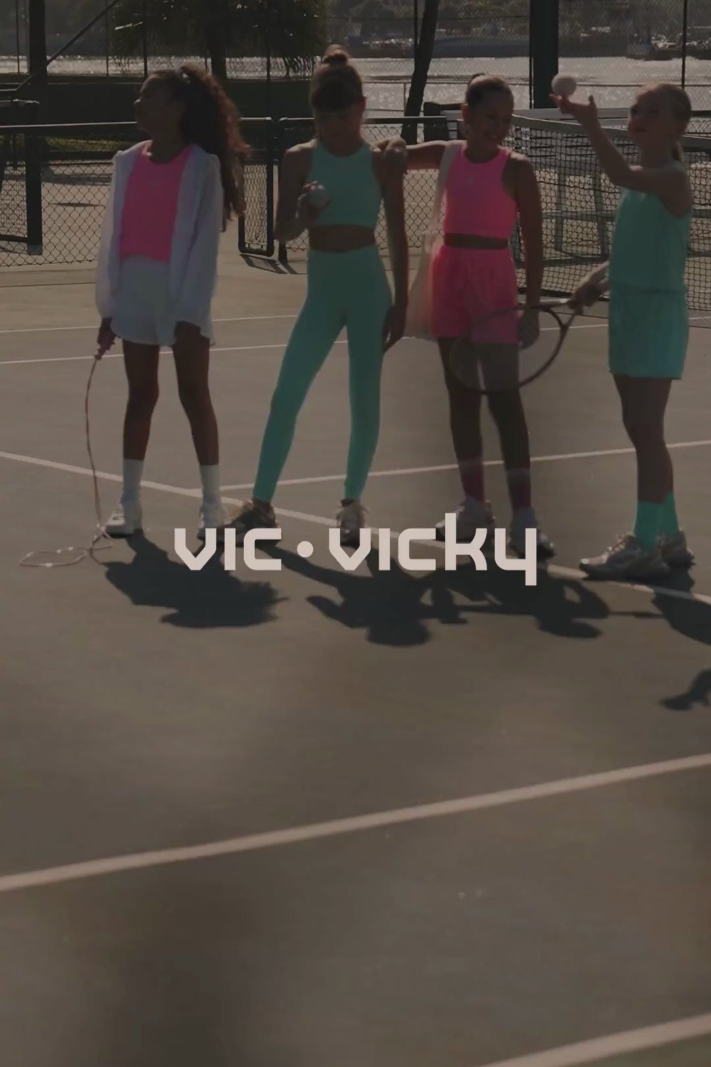 Calça Legging em Malha Poliamida UV 50+ 84387 Vic&Vicky Teen Menina