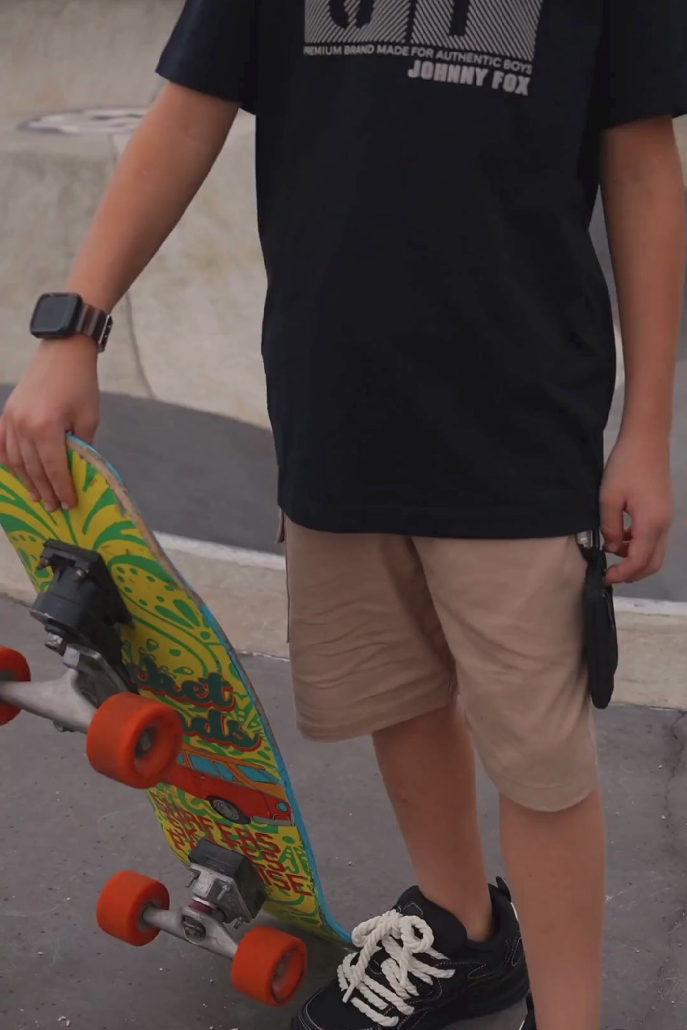 Camiseta em Meia Malha 83294 Johnny Fox Teen Menino