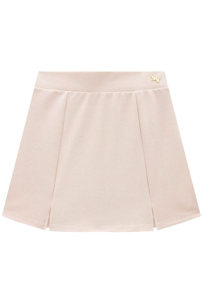 Saia em Malha Brilho Glamour com Shorts Embutido 77150 Vic&Vicky