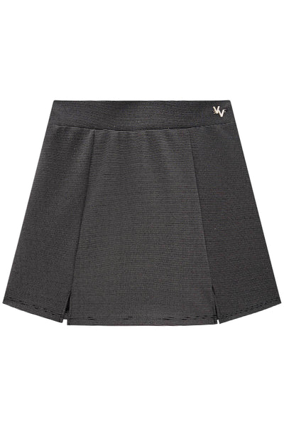 Saia em Malha Brilho Glamour com Shorts Embutido 77150 Vic&Vicky