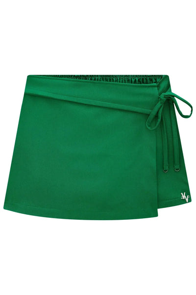 Short Saia em Blend de Viscose Sarjada 87506 Vic&Vicky Teen Menina