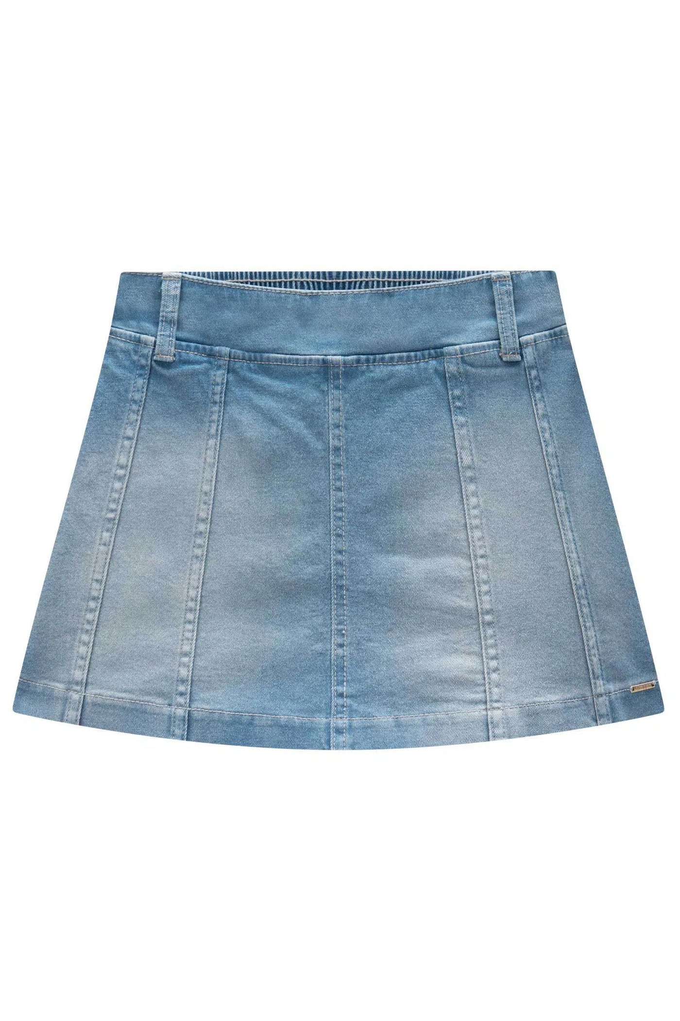 Short Saia Teen Menina em Jeans com Elastano 80756 Lilimoon