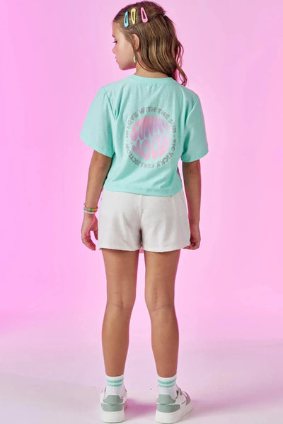 Short Saia em Molevisco 87503 Vic&Vicky Teen Menina