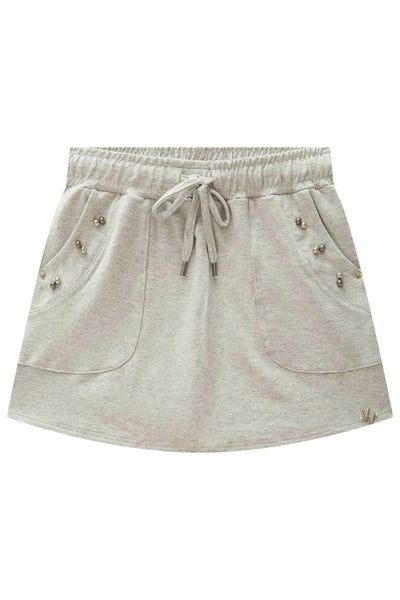 Short Saia em Molevisco 88706 Vic&Vicky Teen Menina
