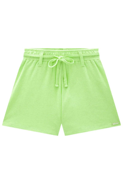 Shorts em Malha Little Waffle 89092 Lilimoon Teen Menina