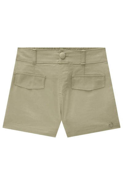 Shorts em Sarja com Elastano 86548 Lilimoon Teen Menina