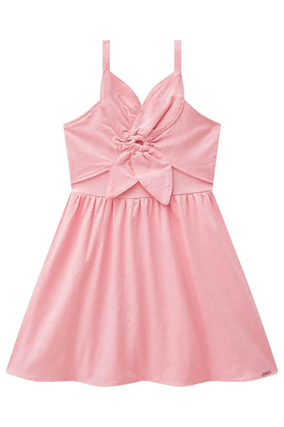 Vestido em Visco Linho Stretch 86590 Lilimoon Teen Menina