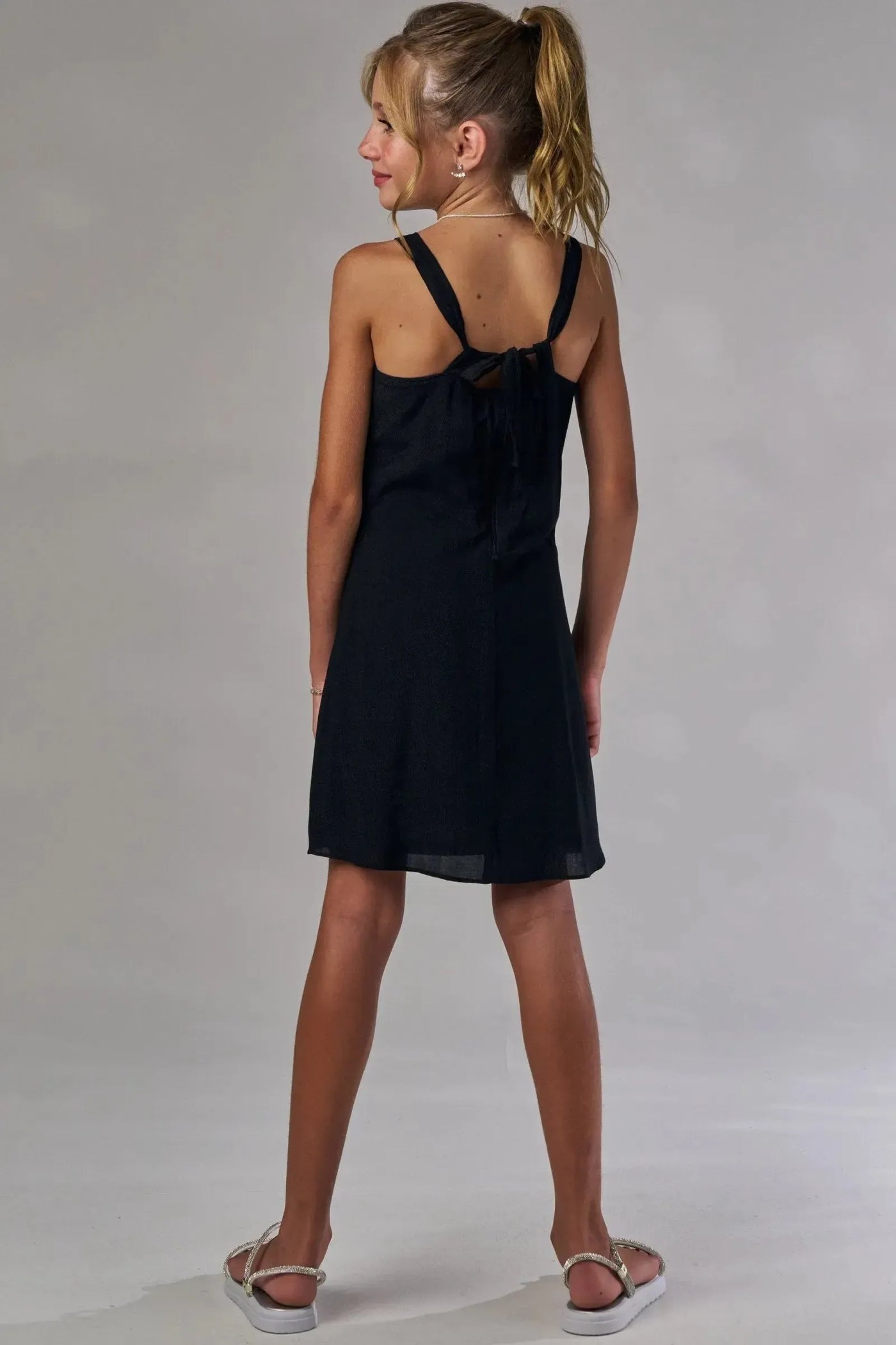 Vestido em Viscose Ligth Shine 86575 Lilimoon Teen Menina