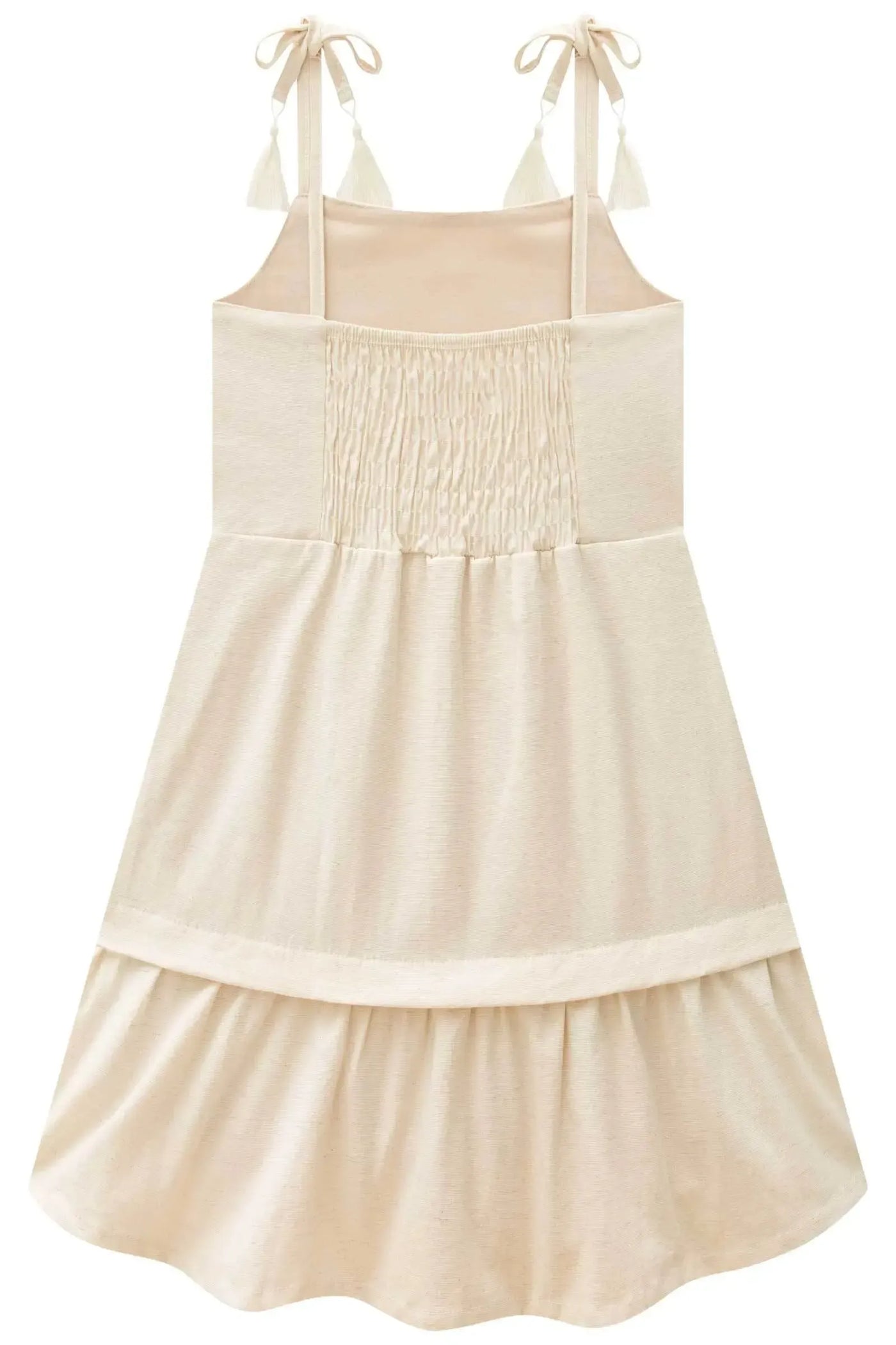 Vestido Médio em Viscolinho 88680 Vic&Vicky Teen Menina